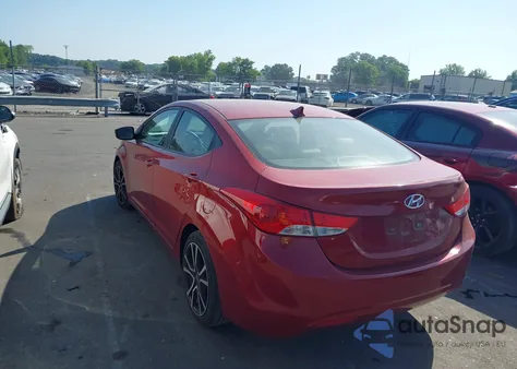 2011 Hyundai Elantra Limited (Ulsan Plant) из США, поврежденный, VIN KMHDH4AE4BU108849